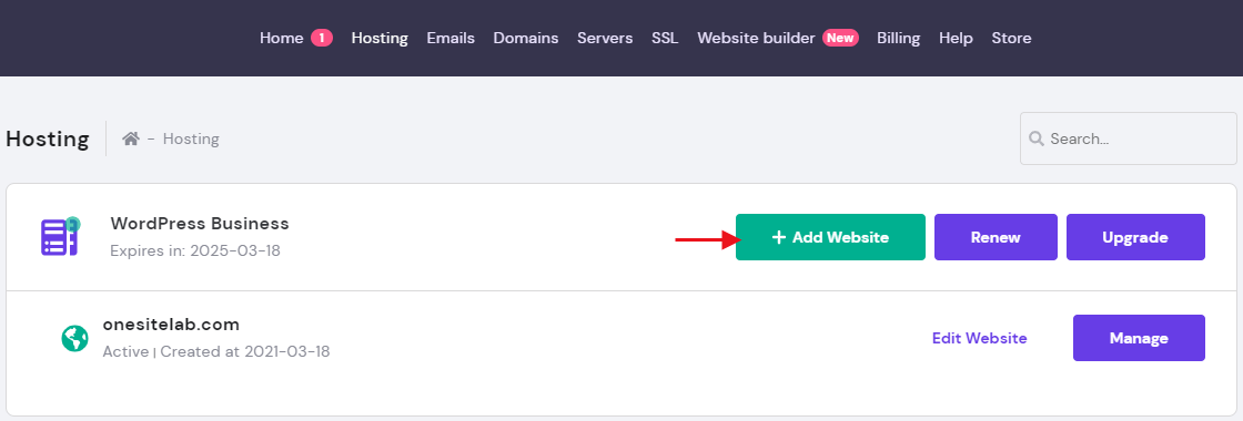 Hostinger主机如何添加一个新的域名(网站),如何更改主机的主域名(Main Domain)